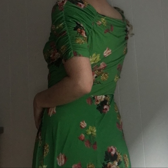 Green Floral Dress - Picture 2 of 5